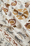 Plaid en coton brodé Suzani
