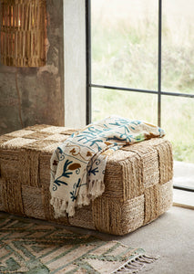Plaid en coton brodé Suzani