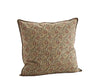 Housse de coussin imprimé