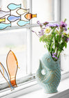 Vase en grès poisson